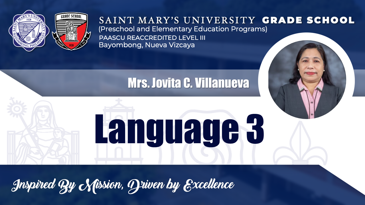 English 3 St.THERESE